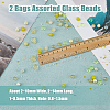 DICOSMETIC 2 Bags Glass Beads GLAA-DC0001-43-2