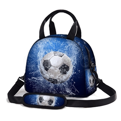 Oxford Soccer Ball Insulated Lunch Bag PW-WGF7A8D-01-1