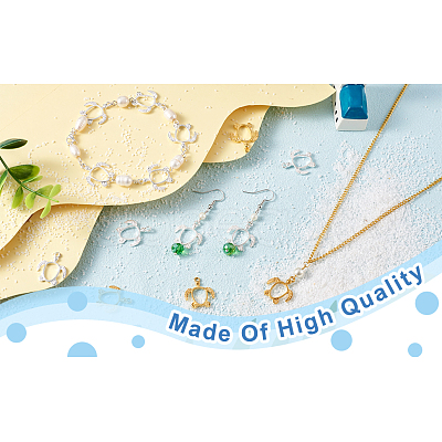 Craftdady 40Pcs 2 Colors Alloy Open Back Bezel Pendants FIND-CD0001-05-1