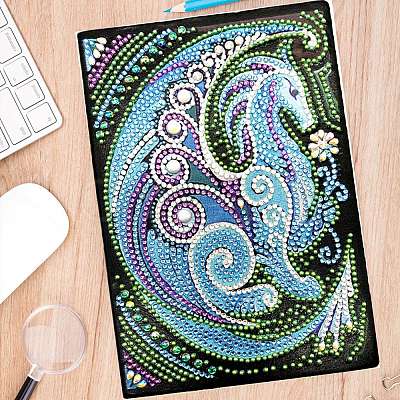 DIY Mandala Pattern Diamond Painting Notebook Kits MAND-PW0001-61V-1