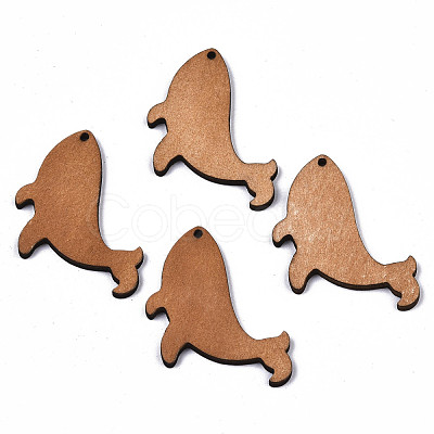 Printed Basswood Pendants X-WOOD-N006-24-1