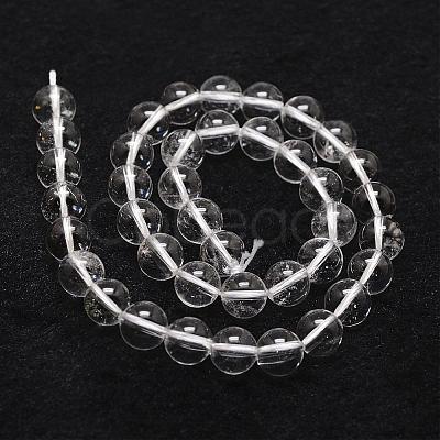 Natural Quartz Crystal Beads Strands G-D840-61-8mm-1