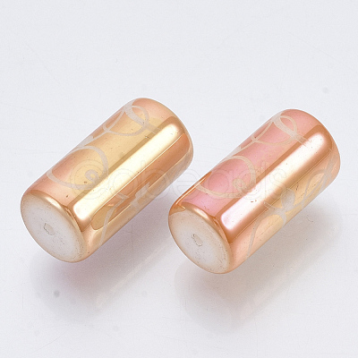 Electroplate Glass Beads EGLA-N003-07H-1