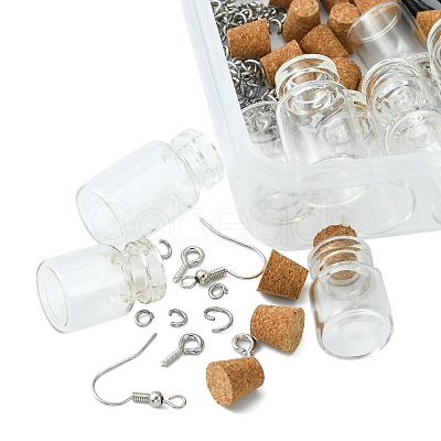 DIY Wish Bottle Jewelry Making Finding Kit DIY-FS0003-77-1