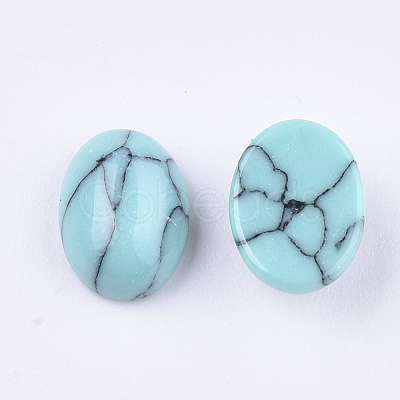 Synthetic Turquoise Cabochons TURQ-S290-33G-04-1