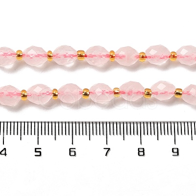 Natural Rose Quartz Beads Strands G-H297-C08-01-1