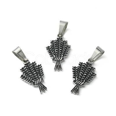 304 Stainless Steel Manual Polishing Pendants STAS-C075-25P-1