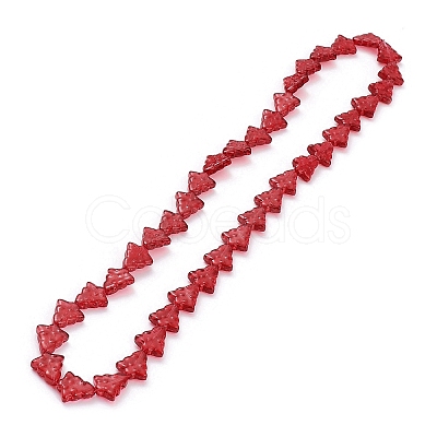 Transparent Glass Bead Strands EGLA-C002-A04-1