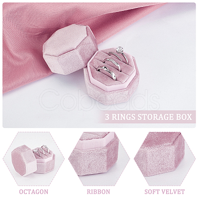 Velvet Ring Boxes VBOX-WH0013-01A-1