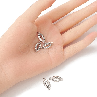 Alloy Connector Charms with Crystal Rhinestone FIND-YW0003-55-1