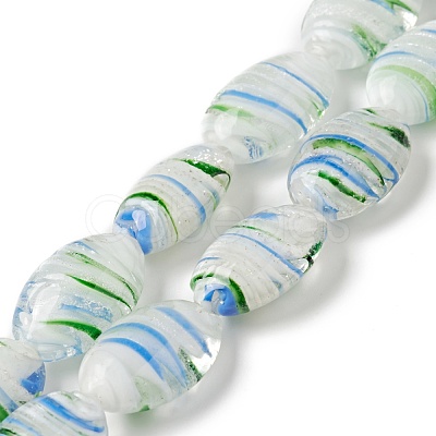 Handmade Lampwork Beads Strands LAMP-C008-05B-1