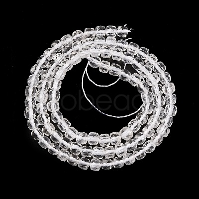 Natural Quartz Crystal Beads Strands G-F770-A02-01-1