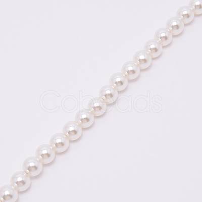 White Acrylic Round Beads Bag Handles FIND-TAC0006-21D-02-1