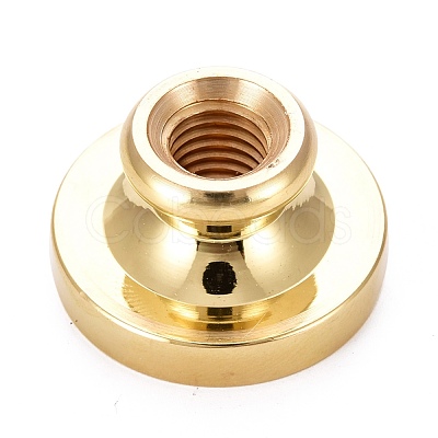 Brass Wax Sealing Stamp AJEW-F047-D06-1