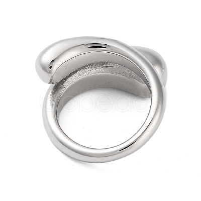 Non-Tarnish 304 Stainless Steel Rings for Women RJEW-K270-05C-P-1