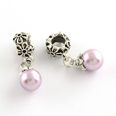 Alloy European Dangle Charms MPDL-R036-73-1