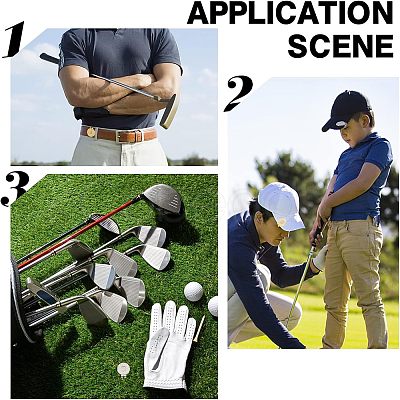 CHGCRAFT 6Pcs 2 Style Zinc Alloy Golf Ball Maker Clip FIND-CA0003-46-1