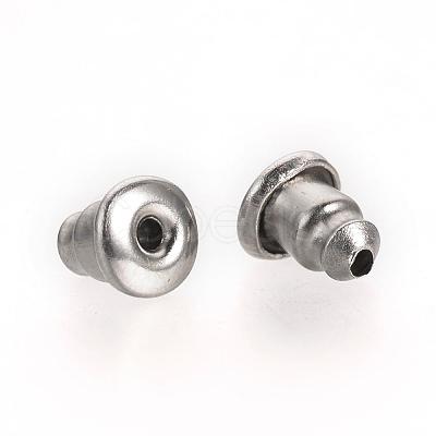 Tarnish Resistant 304 Stainless Steel Ear Nuts Findings X-STAS-R071-29-1