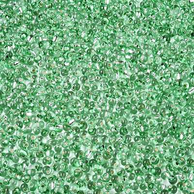 6/0 Baking Paint Transparent Glass Seed Beads SEED-N006-06K-1