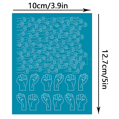 Silk Screen Printing Stencil DIY-WH0341-242-1