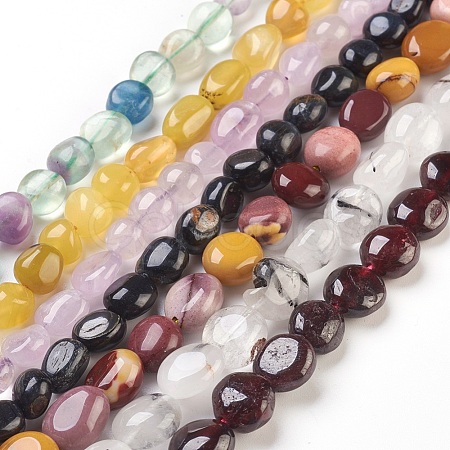 Natural Gemstone Beads Strands G-F575-18-1