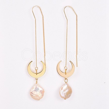 Brass Stud Earrings EJEW-JE03208-01-1