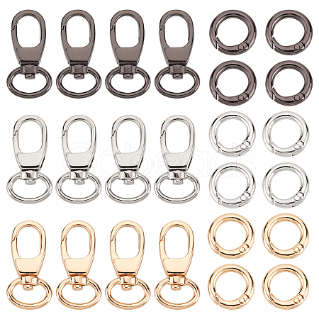 PandaHall Elite Alloy Clasps Sets FIND-PH0018-31-1