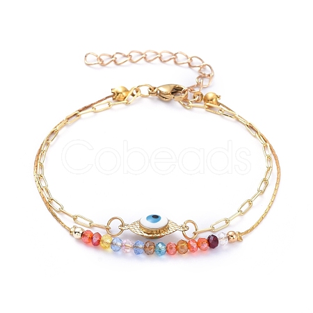Multi-strand Bracelets BJEW-JB05132-1