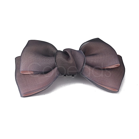 Polyester Bowknot Shoe Decorations AJEW-WH0323-25C-1