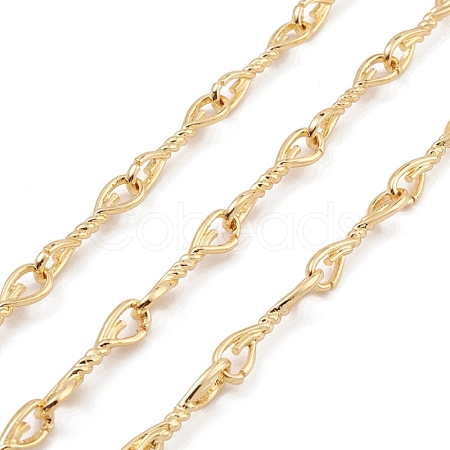 Brass Twist Knot Link Chains CHC-M025-31G-1