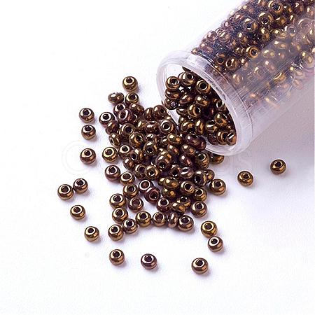 15/0 Grade A Round Glass Seed Beads X-SEED-A022-F15-601S-1