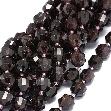 Natural Garnet Beads Strands G-O201B-80-1