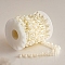 Christmas Plastic Pearl Beaded Garland for DIY Christmas Tree Ornaments, Beige, 8mm, 5m/roll