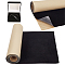 Self Adhesive Velvet Flocking Fabric, for Jewelry Drawer Craft Fabric, Black, 40.2x0.1cm