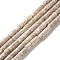 Natural Maifanite/Maifan Stone Beads Strands, Column, 13.5x4mm, Hole: 0.5mm, about 29pcs/strand, 15.43 inch(39.2cm)