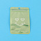 Plastic Zip Lock Bags, Resealable Small Jewelry Storage Bags Self Seal Bags, Top Seal, Rectangle with Smiling Face, Light Green, 13x8cm