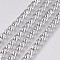 Non-Tarnish 3.28 Feet 304 Stainless Steel Curb Chains, Unwelded, Stainless Steel Color, 4.5x3x1mm