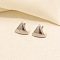 304 Stainless Steel Triangle Stud Earrings for Women