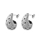 Non-Tarnish 304 Stainless Steel Stud Earrings for Women, Teardop, Stainless Steel Color, no size