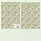 5 Sheets Background Pattern Paper Scrapbooking Paper, Flower, 420x297mm