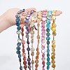 CHGCRAFT 7 strands 7 colors Drawbench Freshwater Shell Beads Strands SHEL-CA0001-010-2