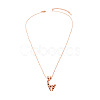 Chic Real Gold Plated Brass Pendant Necklace JN118A-3