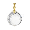 Clear Glass Pendants PALLOY-JF02404-02-1