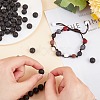 Synthetic Lava Rock Beads Strands G-S277-10mm-01-3