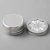 Aluminium Shallow Round Candle Tins AJEW-WH0312-59B-3