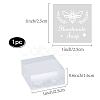 Clear Acrylic Soap Stamps DIY-WH0441-003-2