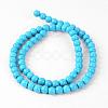 Synthetic Turquoise Beads Strands TURQ-G106-6mm-02F-2