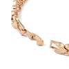 Brass Link Chain Bracelets for Women Men BJEW-P324-01J-KCG-3