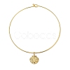 Brass Charm Bangles BJEW-Q350-07C-G-1