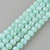 Synthetic Crackle Quartz Beads Strands X-GLAA-S134-8mm-11-1